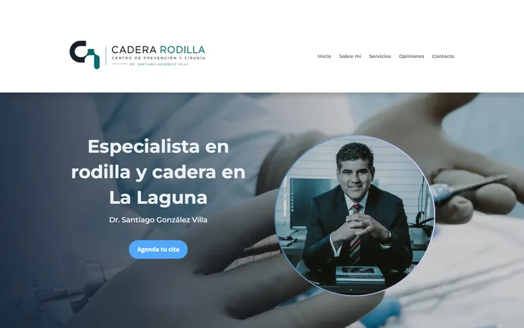 Sitio del Dr. Santiago González Villa, especialista en cadera y rodilla en La Laguna